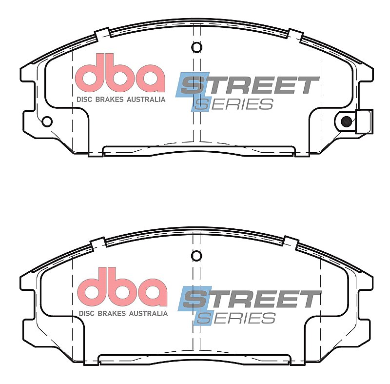 DBA Street Series Ceramic Brake Pads 149.1mm x 58.1mm DB1745SS - Front