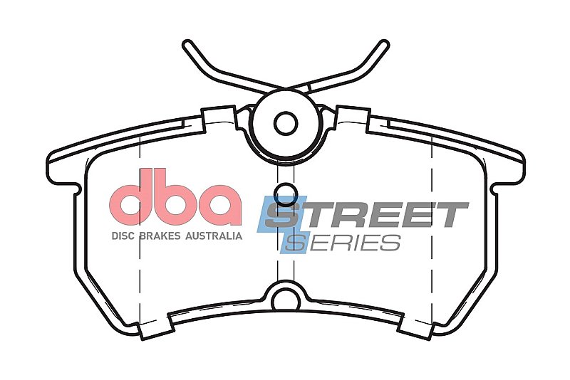 DBA Street Series Ceramic Brake Pads 87.1mm x 42.6mm DB1759SS - Rear