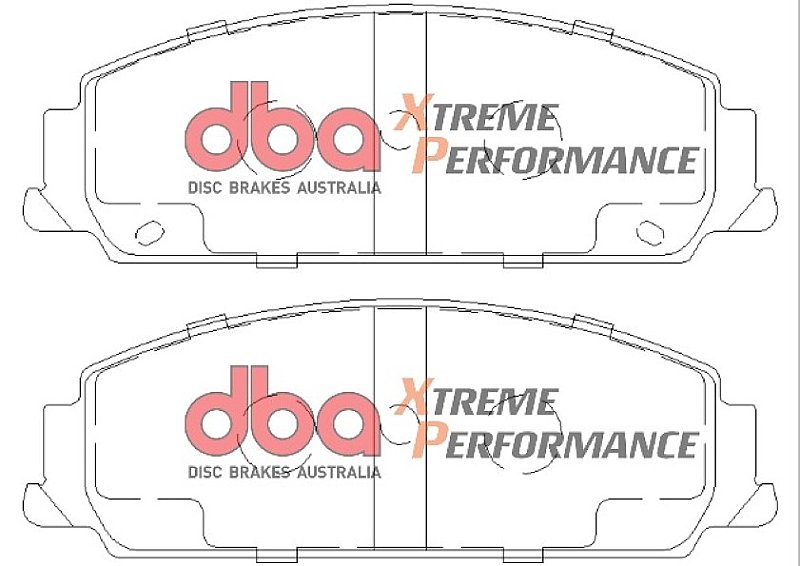 DBA Xtreme Performance Brake Pads 153.4mm x 52.6mm DB1765XP - Front