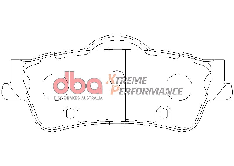 DBA Xtreme Performance Brake Pads 121.3mm x 51mm DB1766XP - Rear
