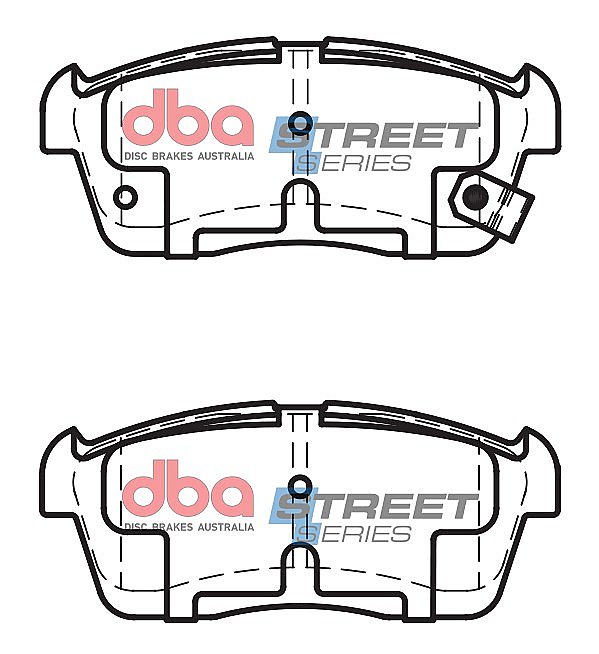 DBA Street Series Ceramic Brake Pads 108.3mm x 45.1mm DB1768SS - Front