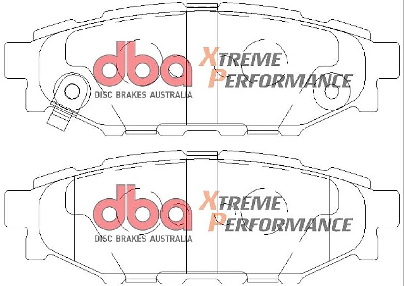 DBA Brake Kit - 4000 Series T3 Slotted & Xtreme Performance Brake Pads (2x DBA42659S-10 + DB1803XP) DBA42659S-10-1803XP