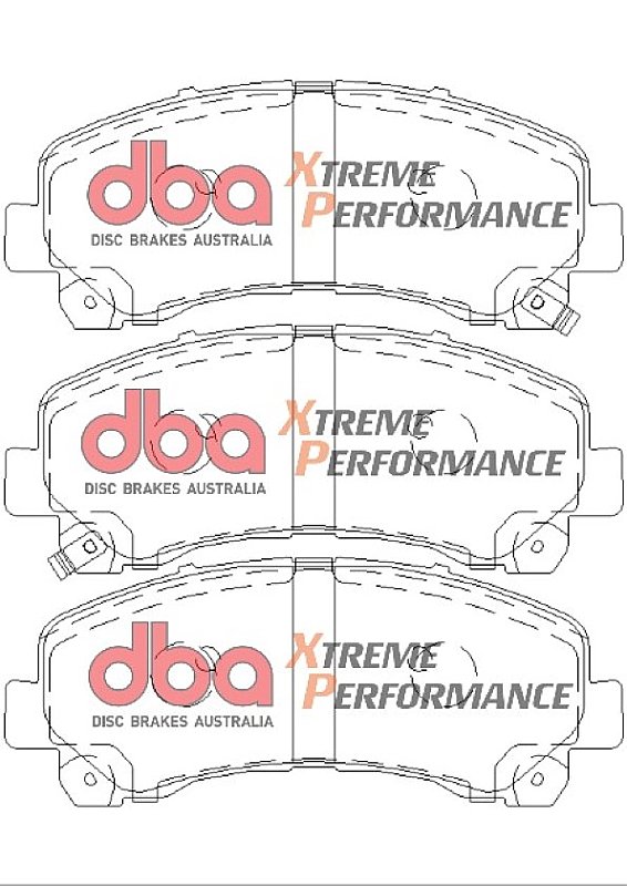 DBA Brake Kit - 4000 Series T3 Slotted & Xtreme Performance Brake Pads (2x DBA42060S + DB1841XP) DBA42060S-1841XP