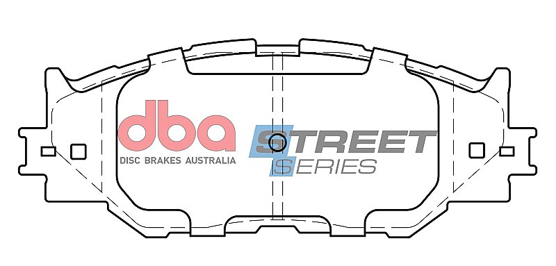 DBA Street Series Ceramic Brake Pads 154.6mm x 59.3mm DB1852SS - Front