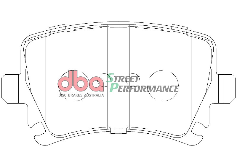 DBA Brake Kit - Street Series En-Shield Plain & Street Performance Brake Pads (2x DBA2813E + DB1865SP) DBA2813E-1865SP