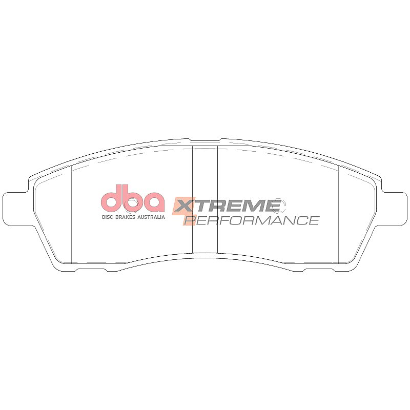 DBA Xtreme Performance Brake Pads 158.7mm x 52.3mm DB1891XP - Rear