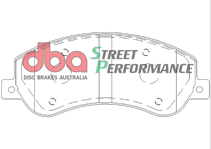 DBA Brake Kit - Street Series En-Shield Plain & Street Performance Brake Pads (2x DBA2238E + DB1915SP) DBA2238E-1915SP