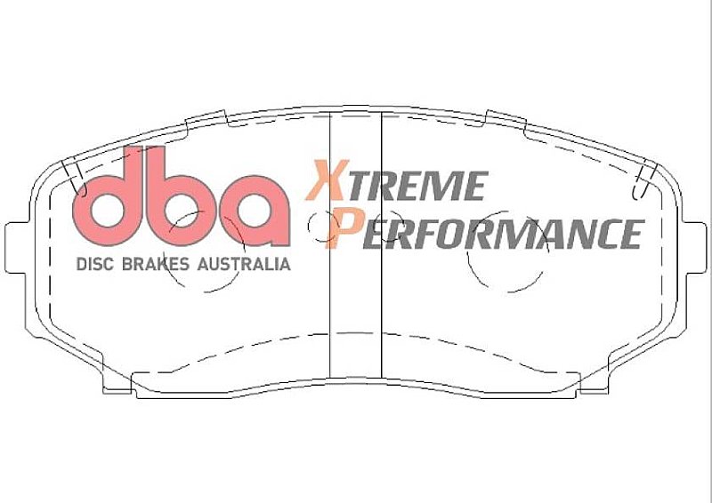 DBA Brake Kit - 4000 Series T3 Slotted & Xtreme Performance Brake Pads (2x DBA42234S + DB1916AXP) DBA42234S-1916AXP