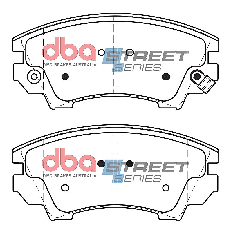 DBA Street Series Ceramic Brake Pads 142mm x 66.3mm DB1925SS - Front