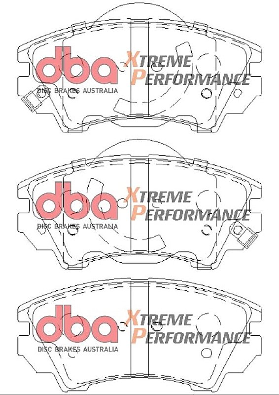 DBA Xtreme Performance Brake Pads 141.9mm x 66.6mm DB1925XP - Front
