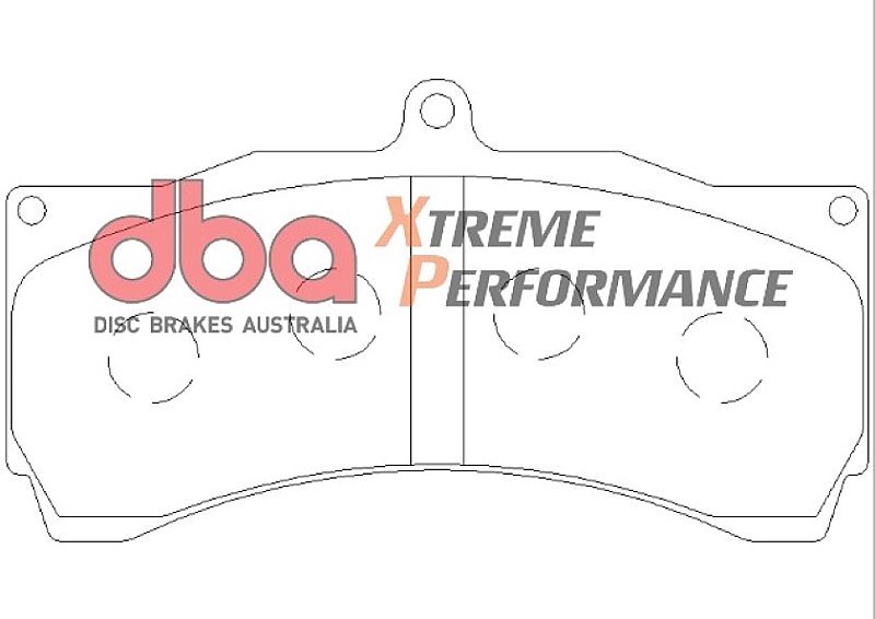 DBA Xtreme Performance Brake Pads 151.6mm x 81.3mm DB1933XP - Front