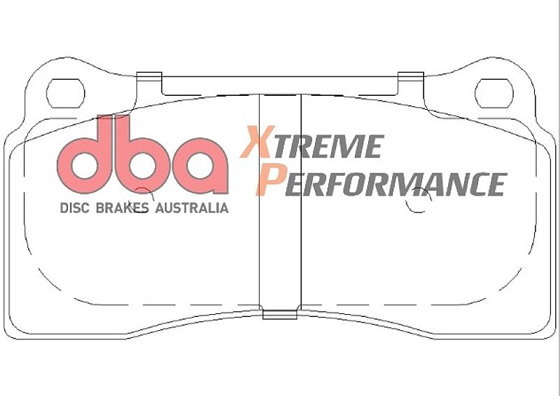 DBA Xtreme Performance Brake Pads 131.5mm x 67mm DB1935XP - Front