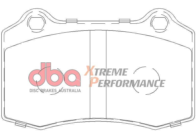 DBA Xtreme Performance Brake Pads 109.7mm x 69.1mm DB1936XP - Rear