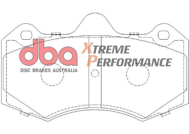 DBA Xtreme Performance Brake Pads 149mm x 86.4mm DB1937XP - Rear