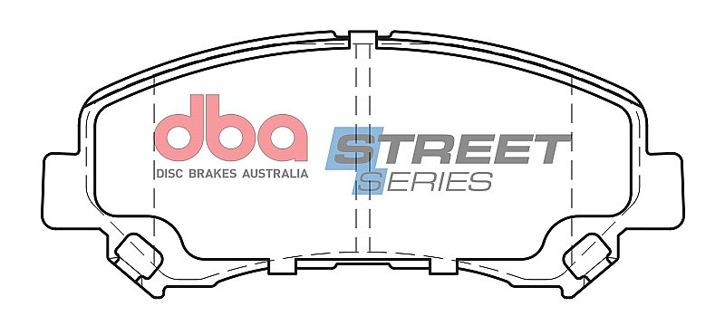 DBA Street Series Ceramic Brake Pads 142mm x 58.9mm DB1946SS - Front