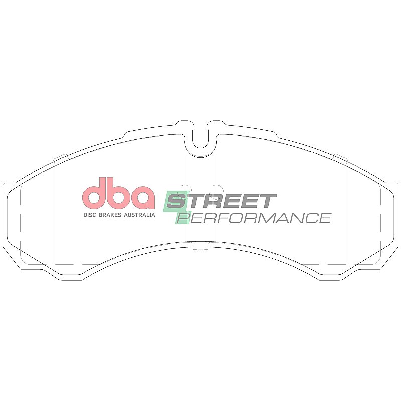 DBA Street Performance Brake Pads 164.7mm x 66.4mm DB1954SP - Front