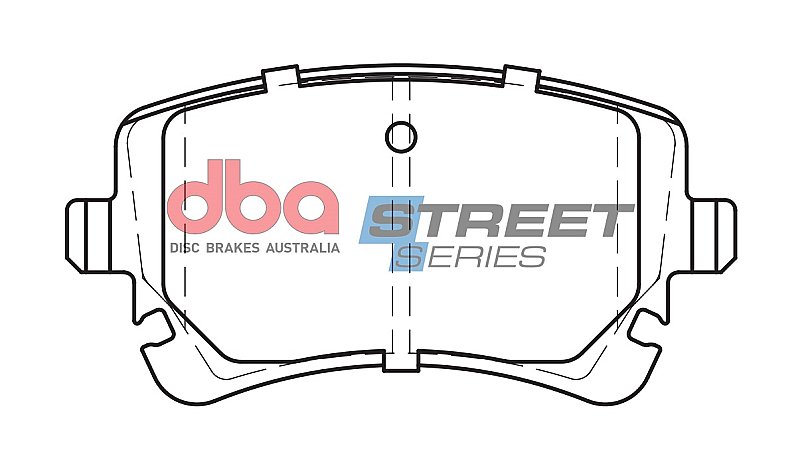 DBA Street Series Semi-Metallic Brake Pads 116.1mm x 58.9mm DB1956SS - Front