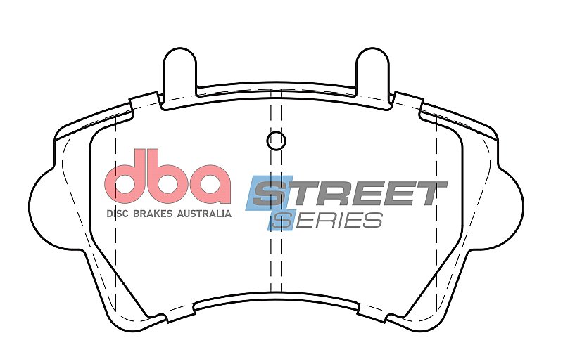 DBA Street Series Semi-Metallic Brake Pads 138.6mm x 79.5mm DB1963SS - Front