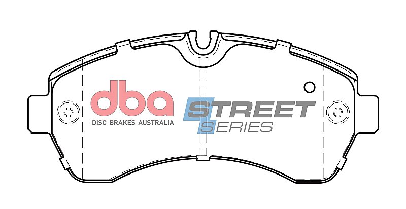DBA Street Series Semi-Metallic Brake Pads 169.2mm x 73.1mm DB1974SS - Front