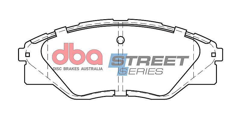 DBA Street Series Ceramic Brake Pads 139.9mm x 55.1mm DB1985SS - Front