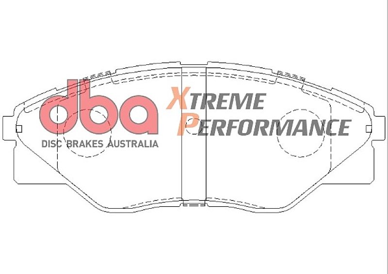 DBA Xtreme Performance Brake Pads 140mm x 55.2mm DB1985XP - Front