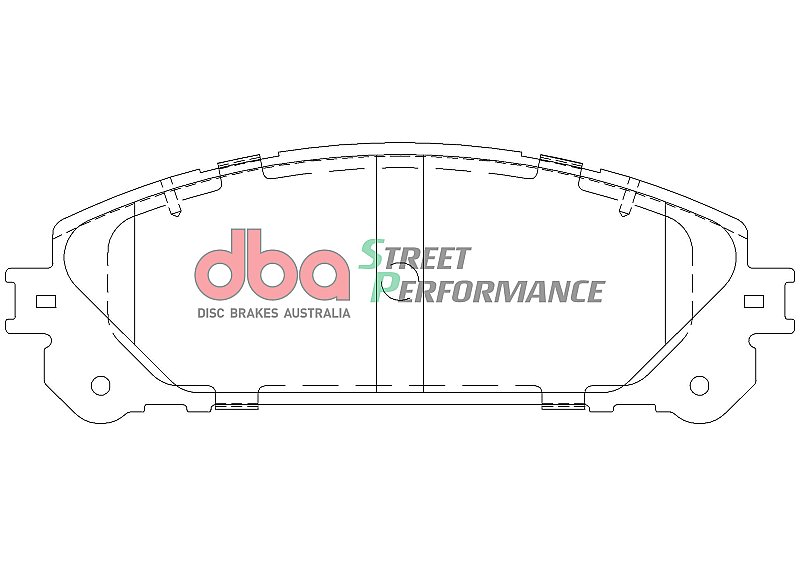 DBA Brake Kit - Street Series T2 Slotted & Street Performance Brake Pads (2x DBA2748S + DB2004SP) DBA2748S-2004SP