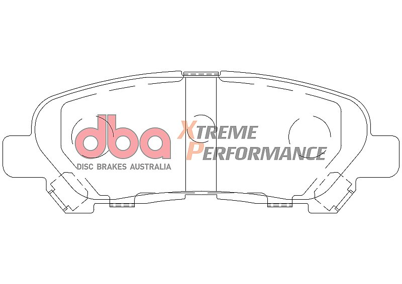 DBA Xtreme Performance Brake Pads 113.2mm x 40.8mm DB2005XP - Rear