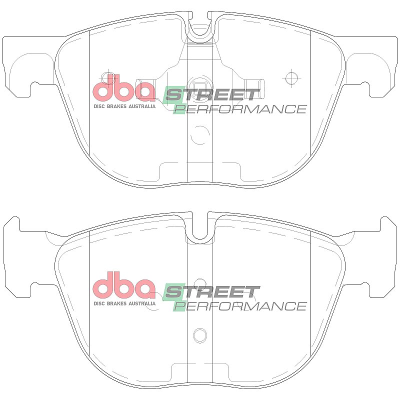 DBA Street Performance Brake Pads 171.2/170.2mm x 76.9/76.9mm DB2006SP - Front