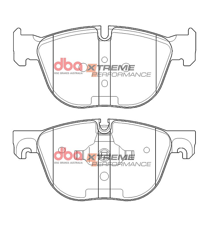 DBA Xtreme Performance Brake Pads 171.2/170.2mm x 76.9/76.9mm DB2006XP - Front
