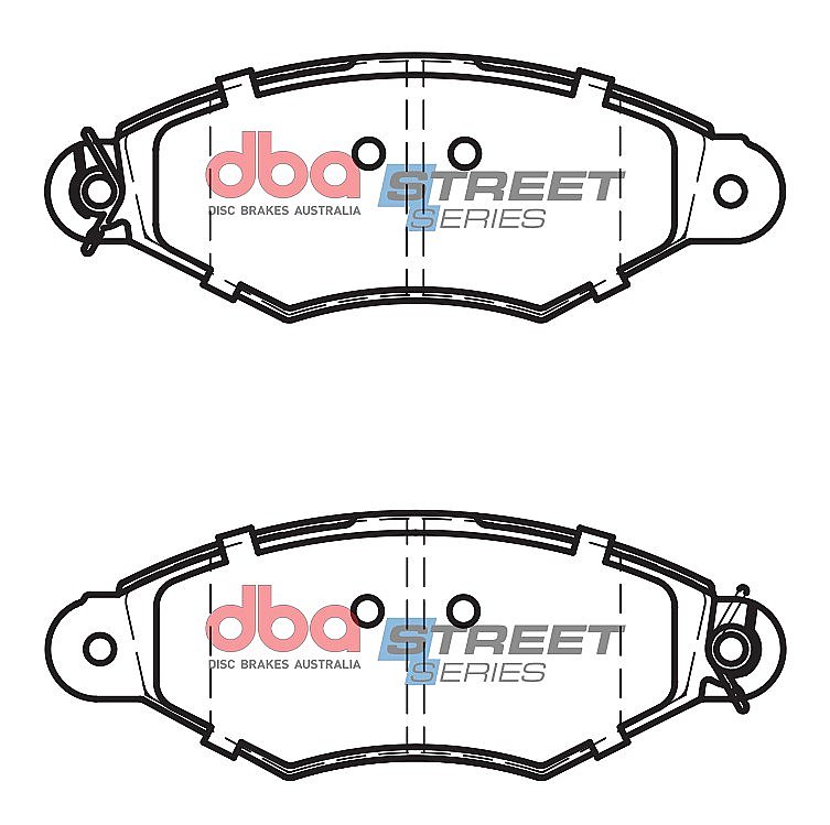 DBA Street Series Ceramic Brake Pads 130.8mm x 47mm DB2026SS - Front