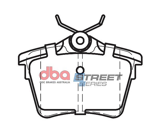 DBA Street Series Ceramic Brake Pads 86.1mm x 58mm DB2033SS - Front