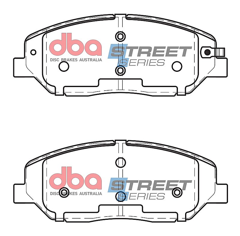 DBA Street Series Ceramic Brake Pads 156.9mm x 60.8mm DB2034SS - Front