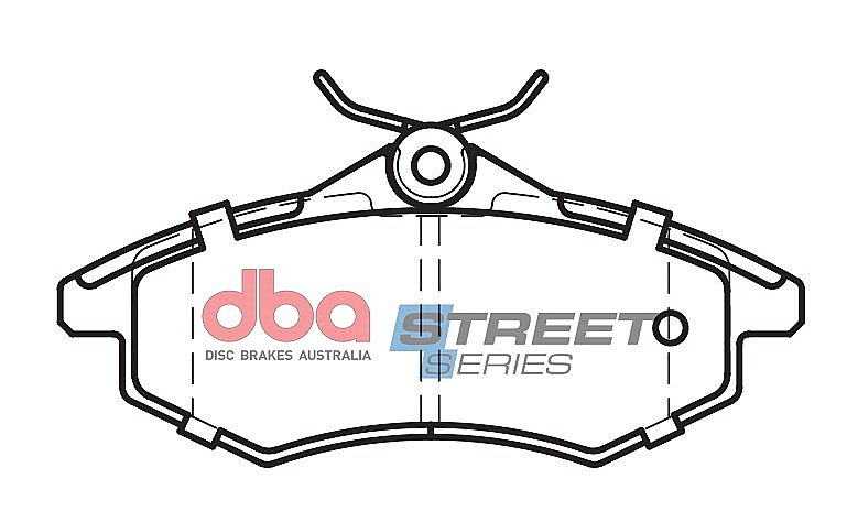 DBA Street Series Ceramic Brake Pads 122.8mm x 52.7mm DB2042SS - Front