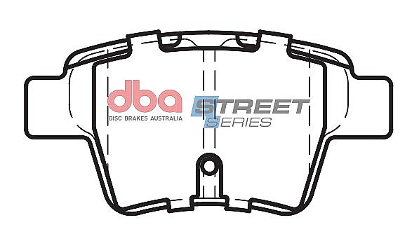 DBA Street Series Ceramic Brake Pads 95mm x 47.2mm DB2044SS - Rear