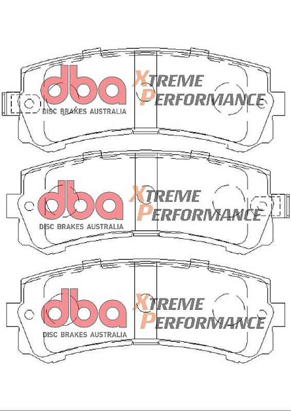 DBA Xtreme Performance Brake Pads 121mm x 45.3mm DB2060XP - Rear