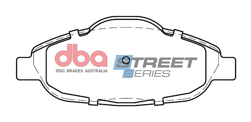 DBA Street Series Ceramic Brake Pads 151mm x 61.6mm DB2119SS - Front