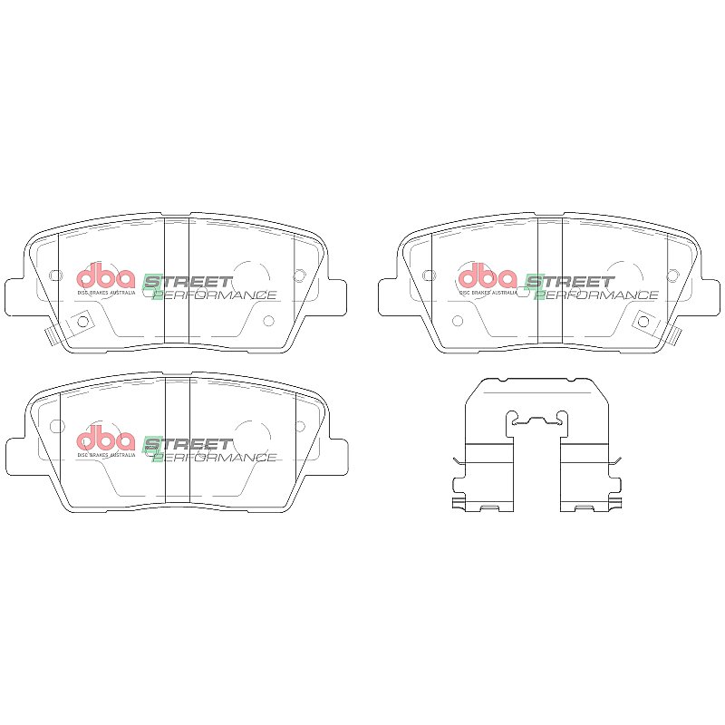 DBA Street Performance Brake Pads 116.9mm x 48.2mm DB2178SP - Rear