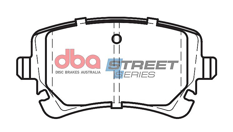 DBA Street Series Ceramic Brake Pads 116.1mm x 58.9mm DB2192SS - Rear
