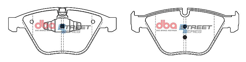 DBA Street Series Ceramic Brake Pads 155.3mm x 68.2mm DB2194SS - Front