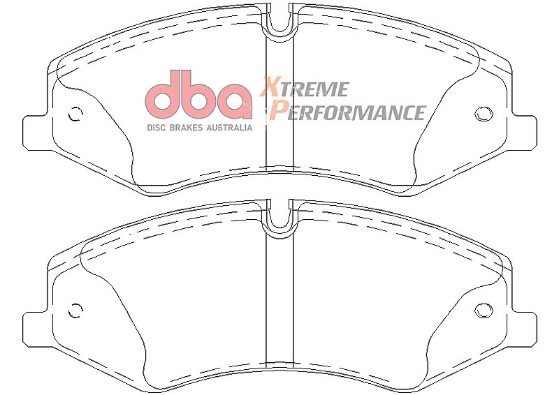 Front DBA Xtreme Brake Pads to fit Discovery 4