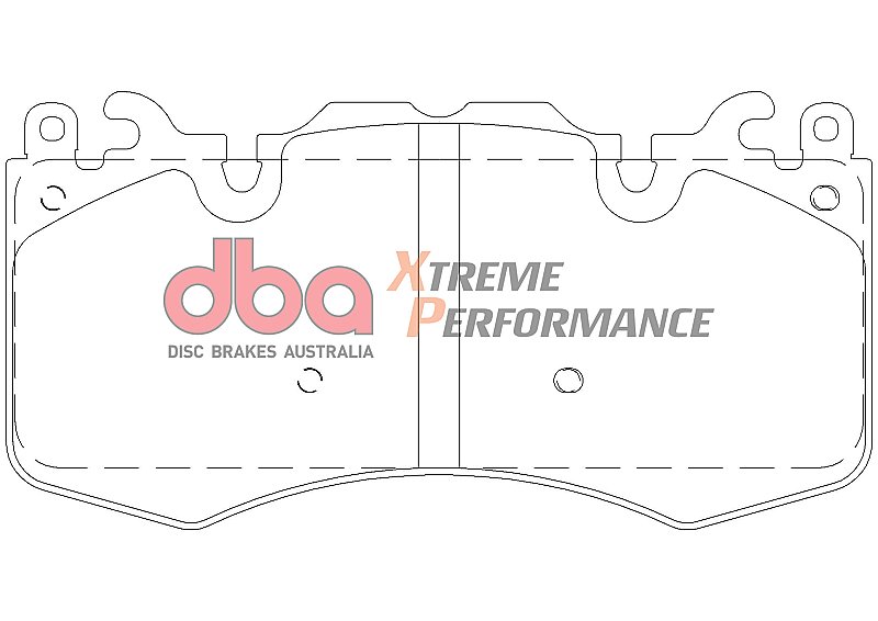 DBA Xtreme Performance Brake Pads 189.6mm x 96mm DB2204XP - Front