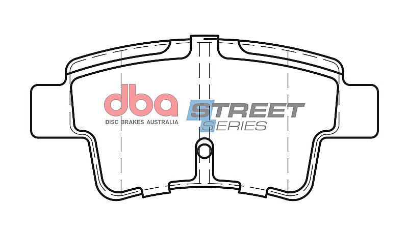 DBA Street Series Ceramic Brake Pads 101.8mm x 47.4mm DB2220SS - Rear