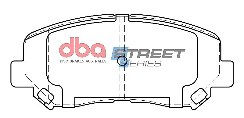 DBA Street Series Ceramic Brake Pads 141.8mm x 60.7mm DB2226SS - Front