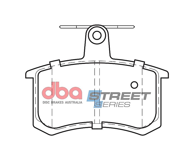 DBA Street Series Ceramic Brake Pads 87mm x 66.9mm DB222SS - Rear