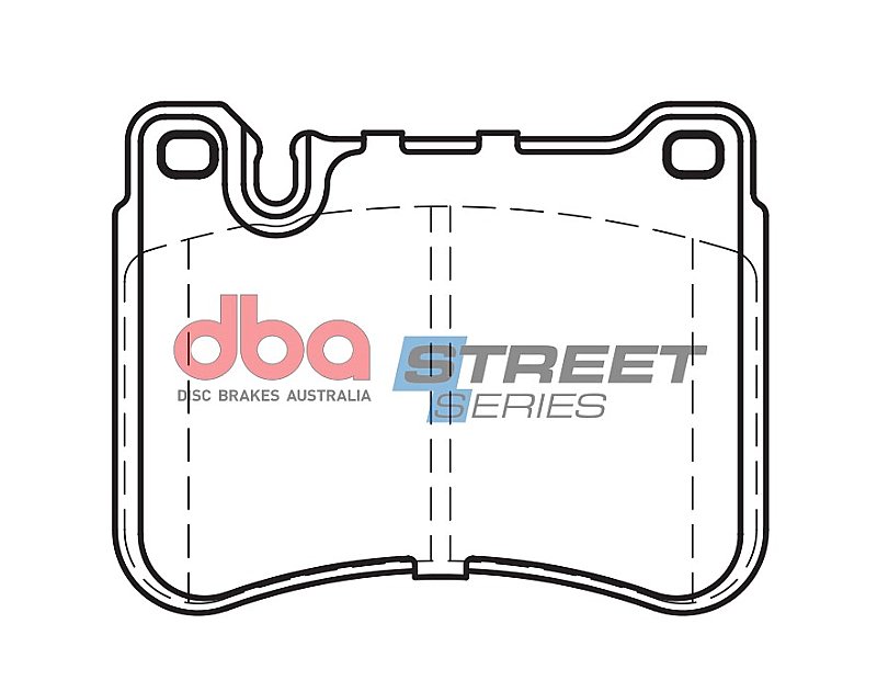 DBA Street Series Ceramic Brake Pads 101.7mm x 79.5mm DB2235SS - Front