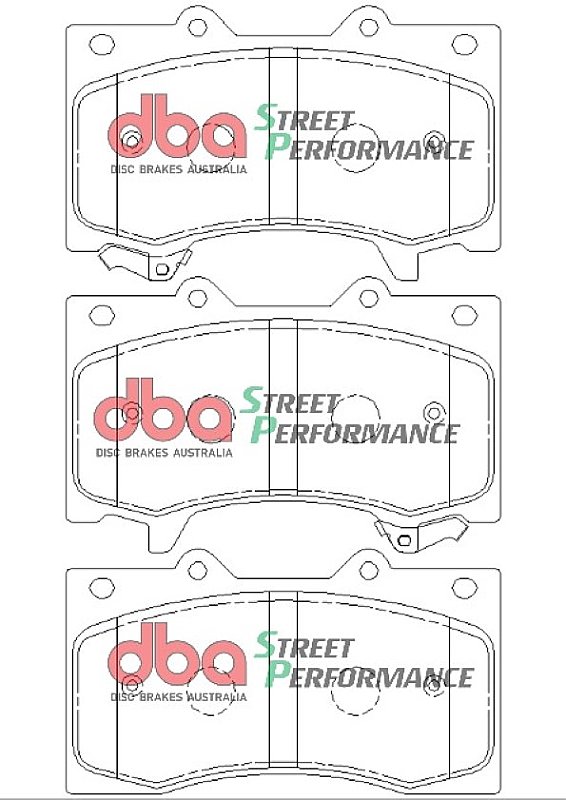 DBA Street Performance Brake Pads 143.7mm x 91.3mm DB2242SP - Front