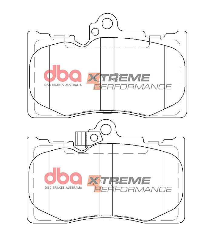 DBA Xtreme Performance Brake Pads 118.5mm x 77.5mm DB2255XP - Front