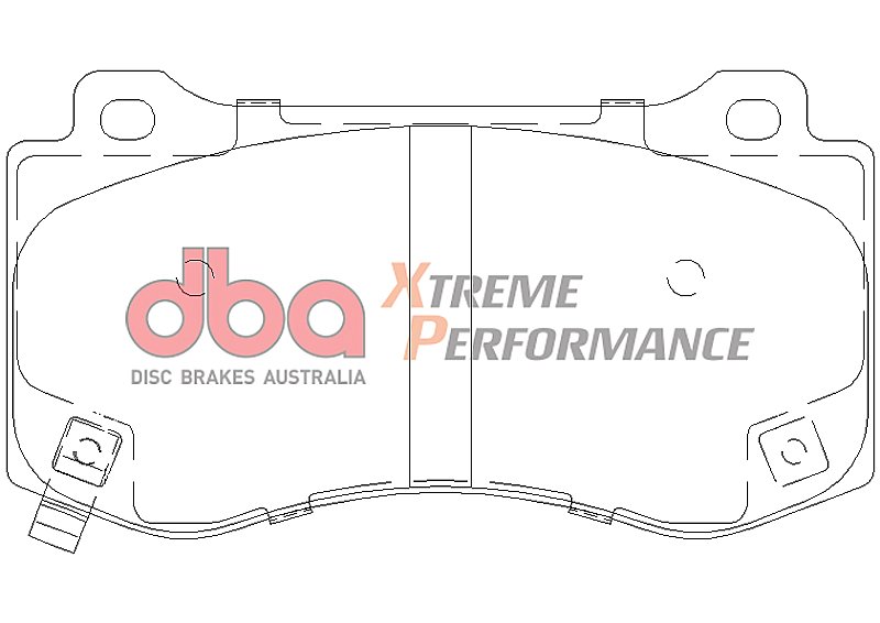 DBA Brake Kit - 4000 Series T3 Slotted & Xtreme Performance Brake Pads (2x DBA42532S + DB2259XP) DBA42532S-2259XP