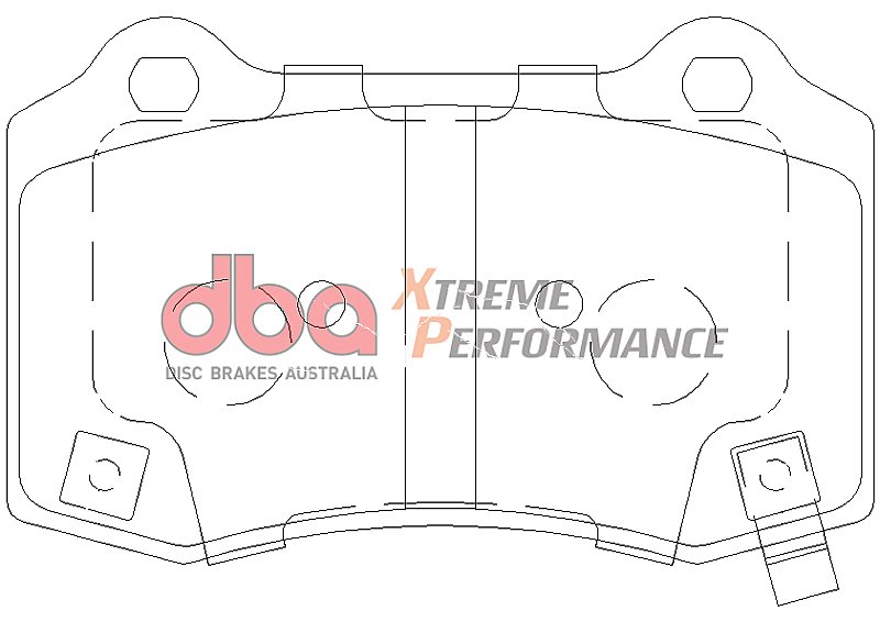 DBA Brake Kit - 4000 Series T3 Slotted & Xtreme Performance Brake Pads (2x DBA42533S + DB2260XP) DBA42533S-2260XP
