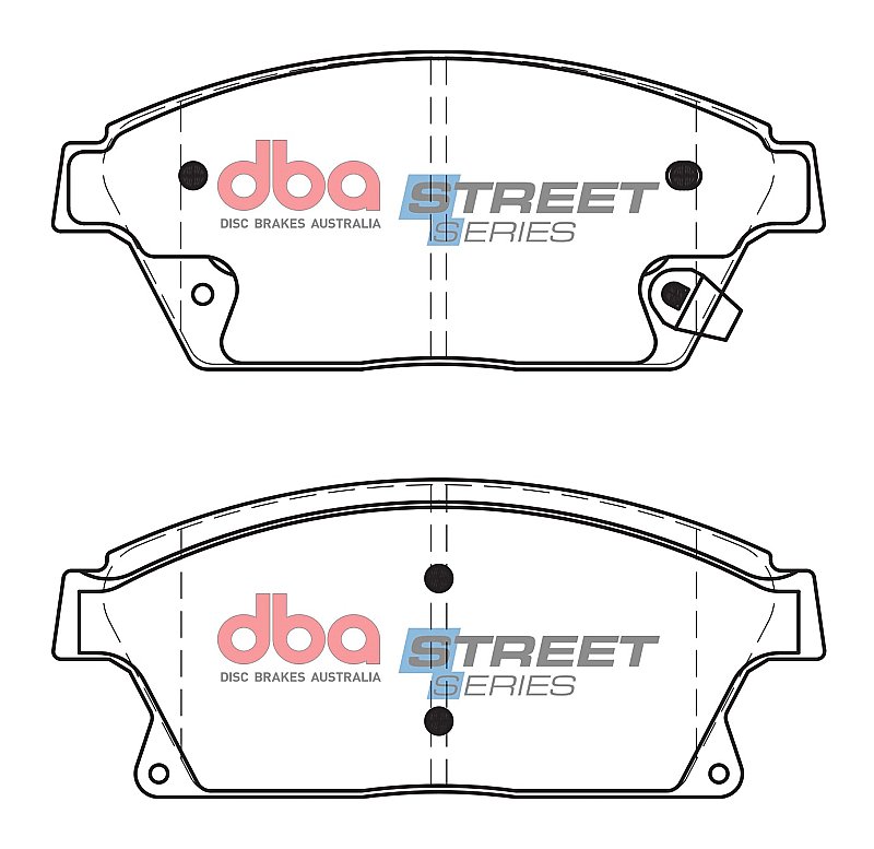DBA Street Series Ceramic Brake Pads 148.1mm x 61mm DB2268SS - Front